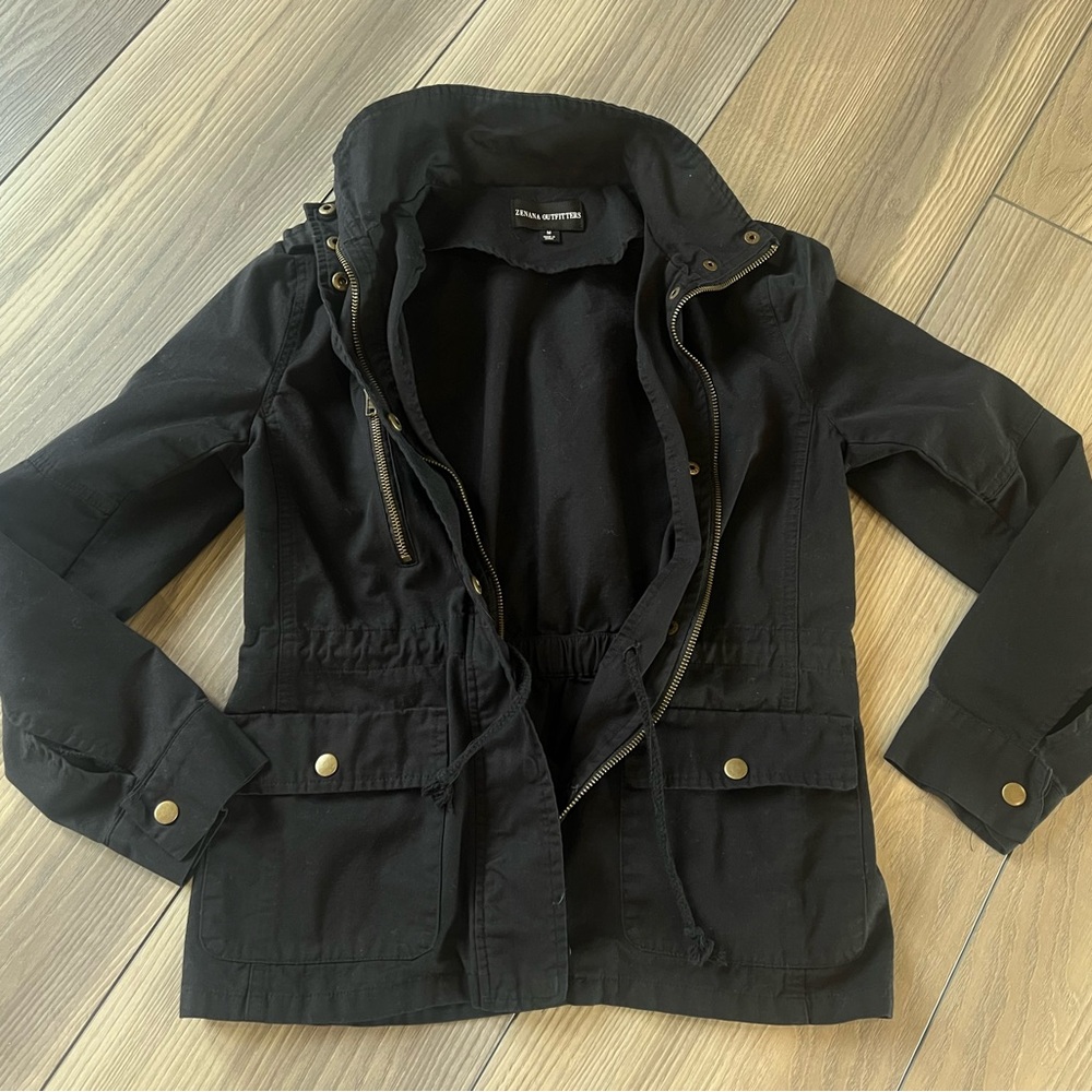 Zenana Outfitters Black Jacket